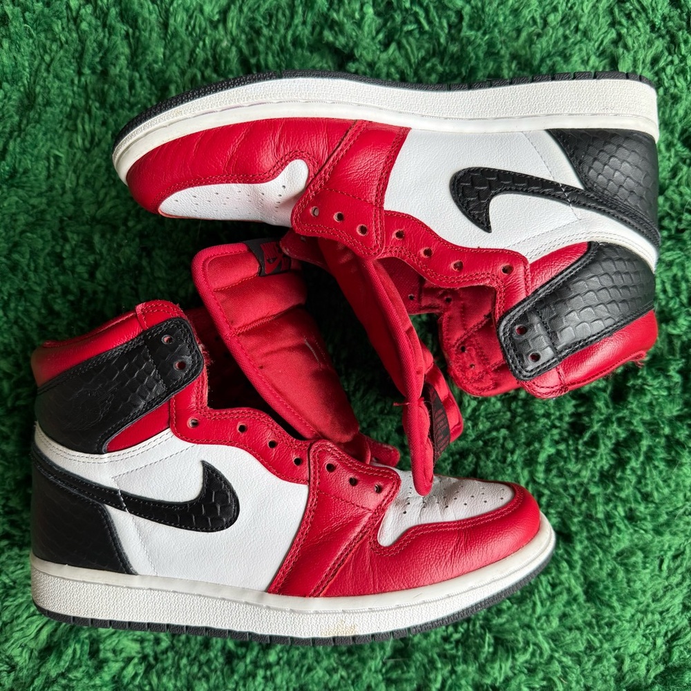 Nike Red, White, and Black High-Tops